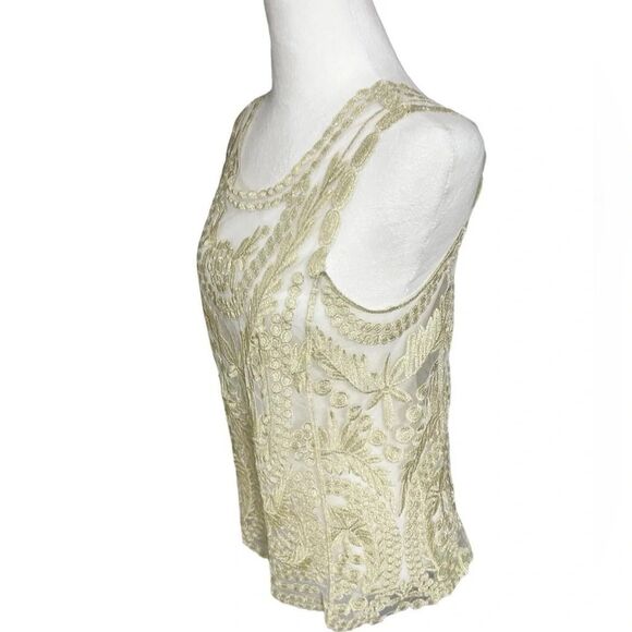 altar’d state lace embroidered sheer tank top size small - Picture 6 of 12